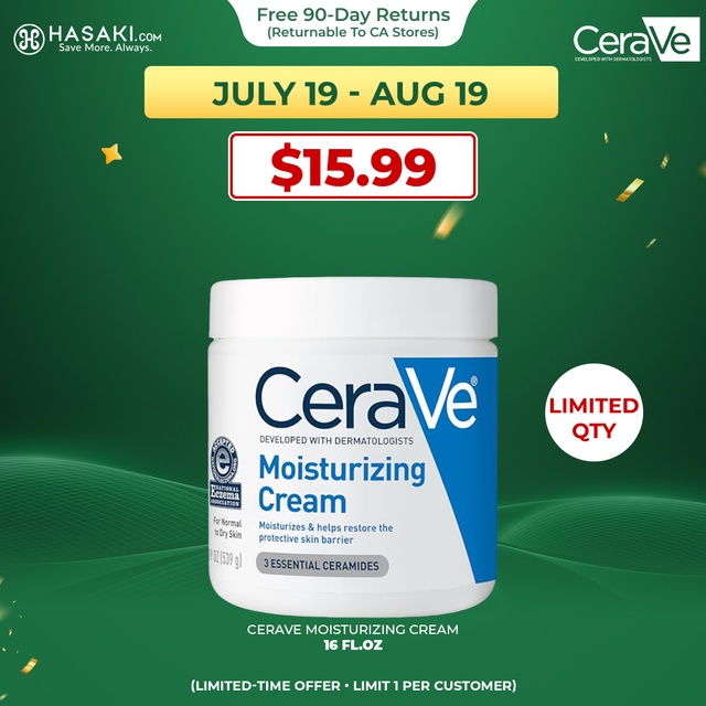 CeraVe Moisturizing Cream 16 oz - Body & Face Moisturizer for Normal to Dry Skin with Ceramides — Out of stock