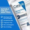 CeraVe Moisturizing Cream 16 oz - Body & Face Moisturizer for Normal to Dry Skin with Ceramides 6