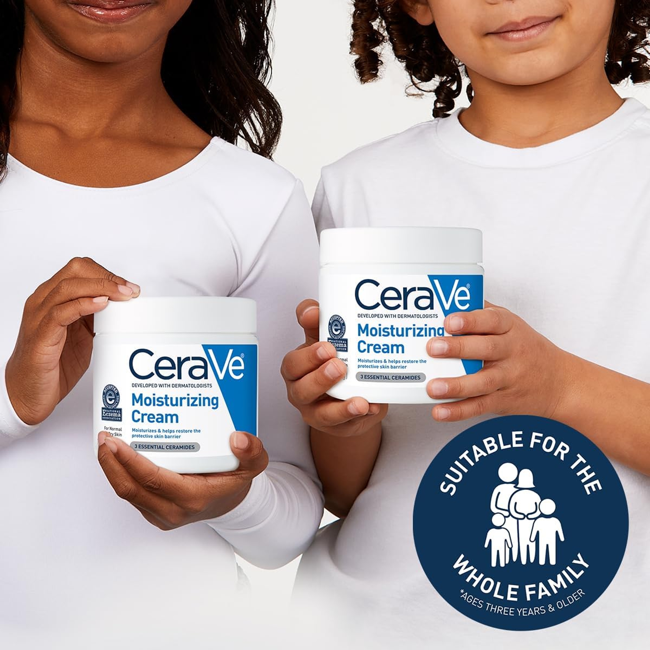 CeraVe Moisturizing Cream 16 oz - Body & Face Moisturizer for Normal to Dry Skin with Ceramides 8