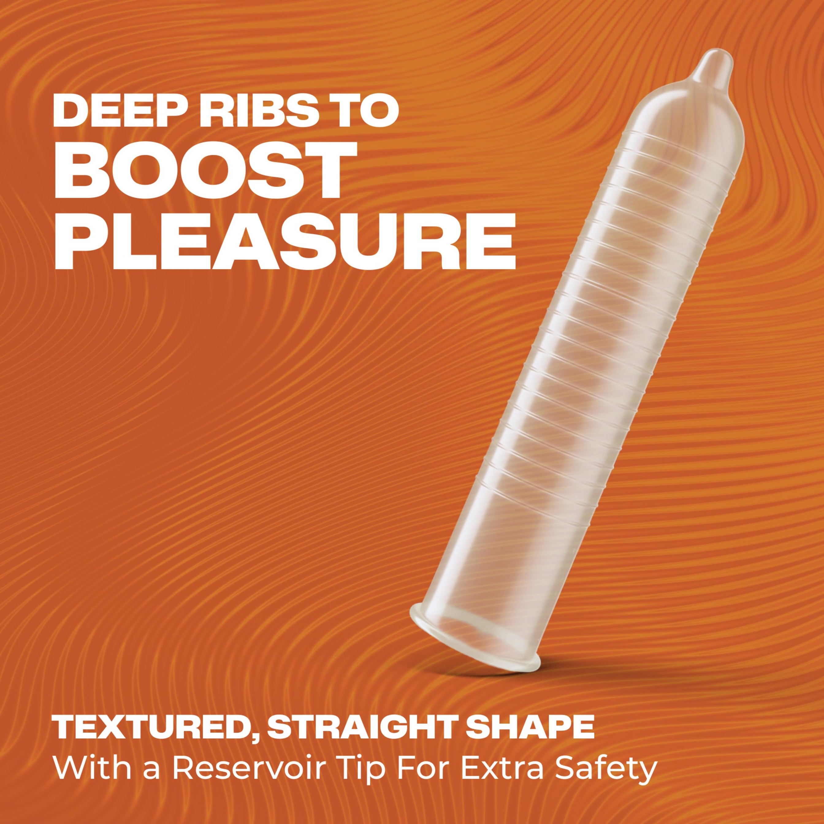 Trojan Ultra Ribbed Condoms 36 Count - Thin Ribbed Condoms for Stimulation 3
