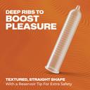 Trojan Ultra Ribbed Condoms 36 Count - Thin Ribbed Condoms for Stimulation 3