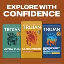 Trojan Ultra Ribbed Condoms 36 Count - Thin Ribbed Condoms for Stimulation 6