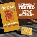 Trojan Ultra Ribbed Condoms 36 Count - Thin Ribbed Condoms for Stimulation 7
