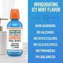 TheraBreath Fresh Breath Oral Rinse, Invigorating Icy Mint, 16 fl.oz - Alcohol-Free Breath Freshener Mouthwash 6