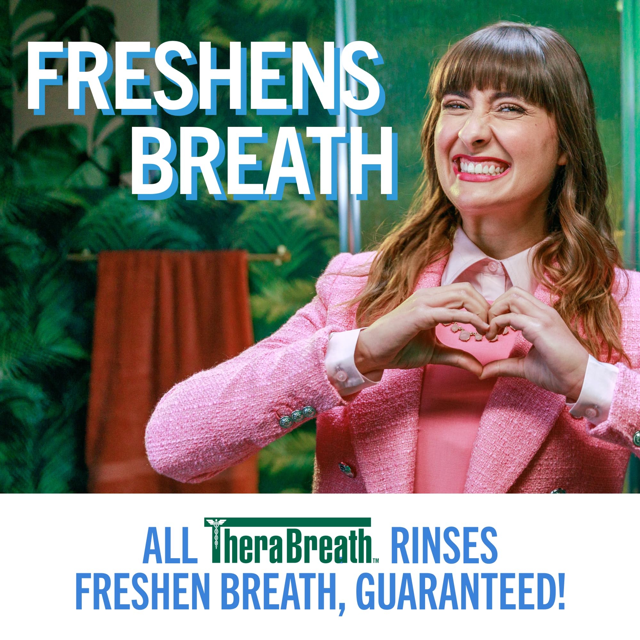 TheraBreath Fresh Breath Oral Rinse, Invigorating Icy Mint, 16 fl.oz - Alcohol-Free Breath Freshener Mouthwash 7