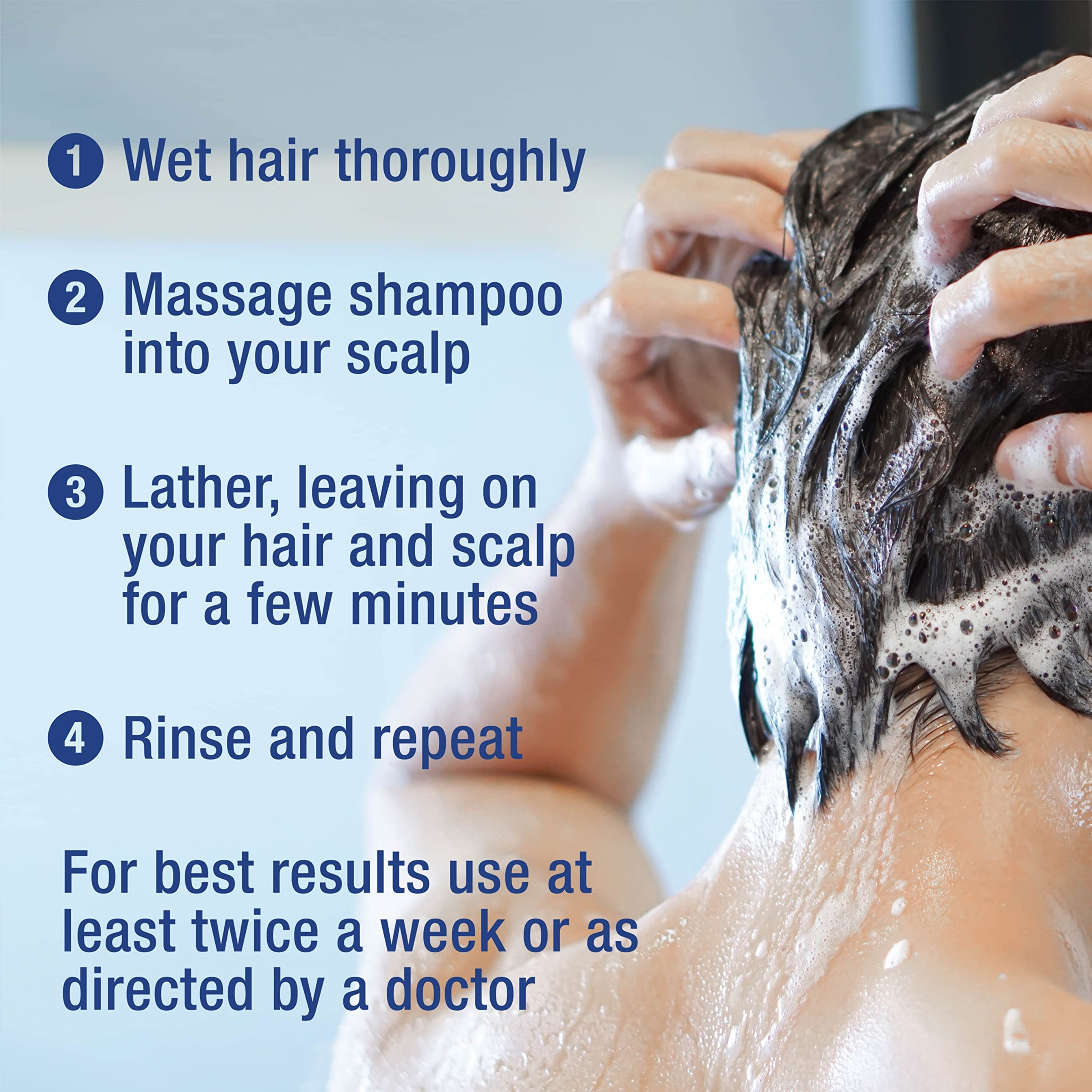 Neutrogena T/Sal Therapeutic Shampoo Scalp Build-up Control 4.5 fl.oz - 3% Salicylic Acid, Treats Itchy & Crusty Scalp 3