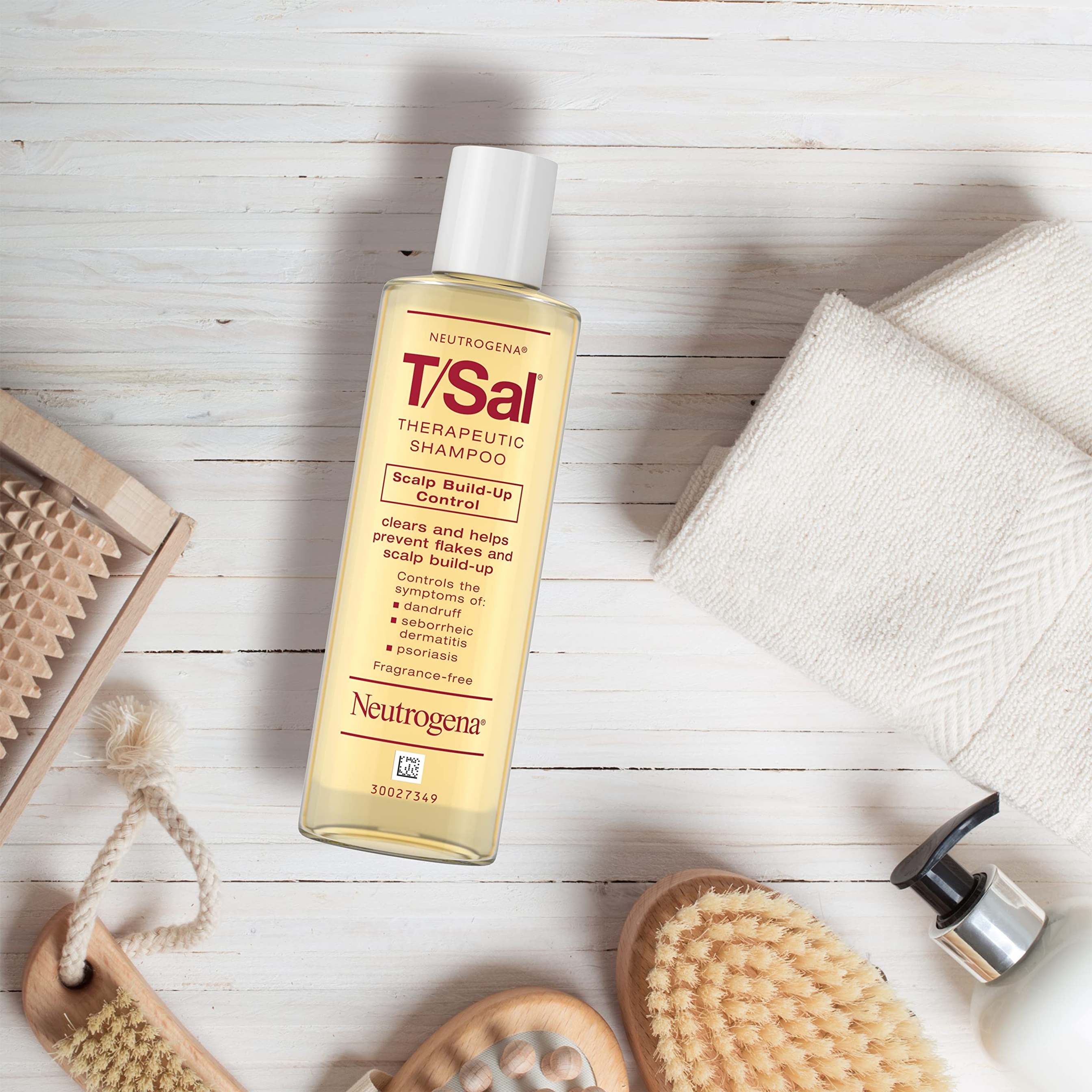 Neutrogena T/Sal Therapeutic Shampoo Scalp Build-up Control 4.5 fl.oz - 3% Salicylic Acid, Treats Itchy & Crusty Scalp 4