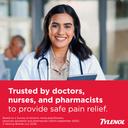 Tylenol Rapid Release Extra Strength Gelcaps, Acetaminophen 500 mg per Gel, Laser Drilled Holes Allow Fast, Strong Pain Relief, Fever Reducer, Gentle on Stomach, 100 Count Size 4
