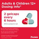 Tylenol Rapid Release Extra Strength Gelcaps, Acetaminophen 500 mg per Gel, Laser Drilled Holes Allow Fast, Strong Pain Relief, Fever Reducer, Gentle on Stomach, 100 Count Size 6