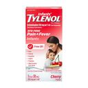Infants' Tylenol Oral Suspension Liquid Medicine with Acetaminophen, Baby Fever Reducer & Pain Reliever for Minor Aches & Pains, Sore Throat, Headache & Teething Pain, Dye-Free Cherry, 1 fl. oz 1