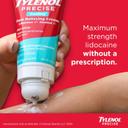Tylenol Precise Cream, Cooling Sensation Pain Relief, Roll‑On, Lidocaine 4%, Menthol 1%, Targeted Maximum OTC Strength Combination for Back, Muscle and Joint, Numbing Cream Rollerball Applicator, 4 oz 6
