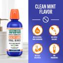 TheraBreath Healthy Gums Oral Rinse, Clean Mint, 16 fl.oz - Alcohol-Free Antigingivitis Mouthwash 4