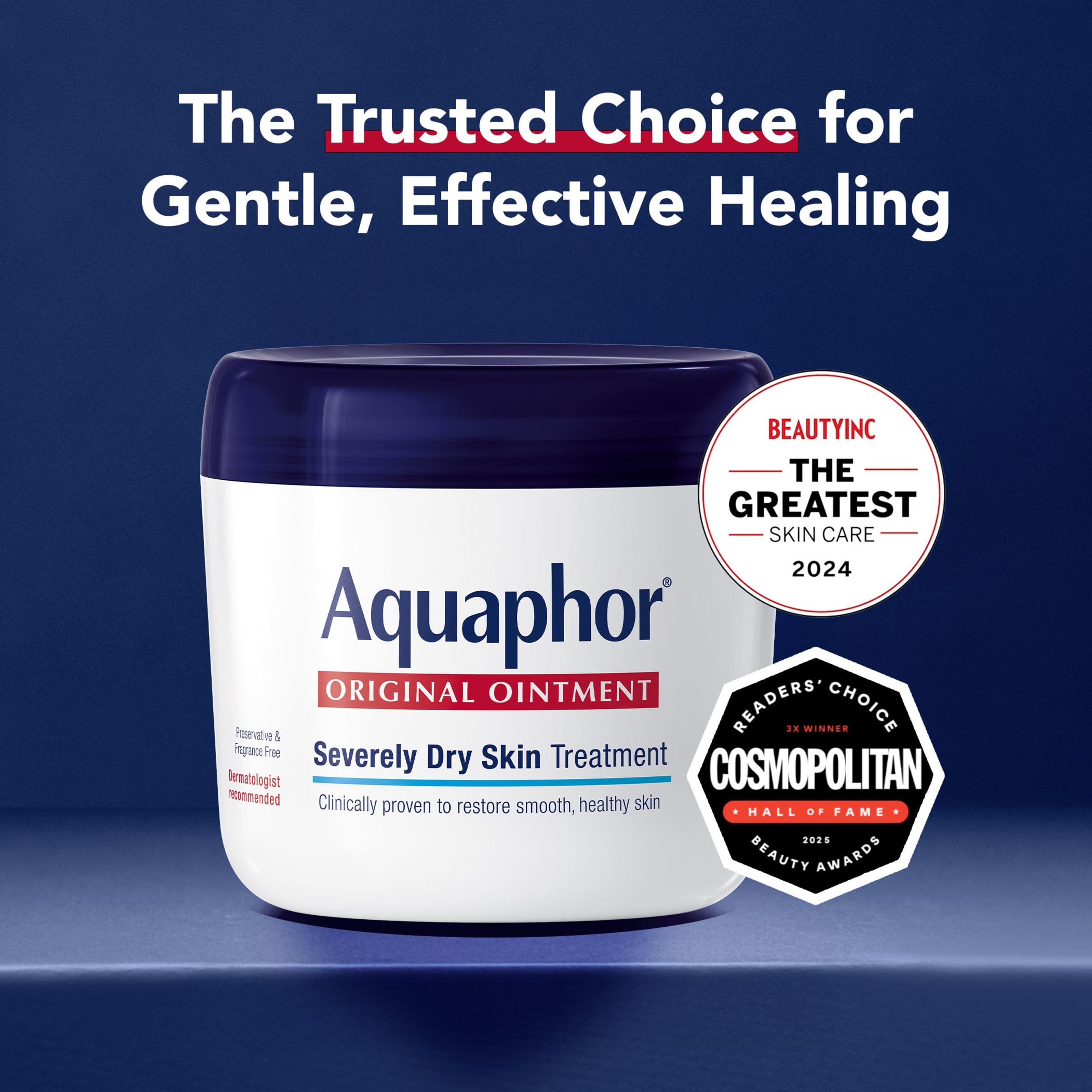Aquaphor Healing Ointment Advanced Therapy 14 oz - Fragrance Free Body Moisturizer for Dry Skin 13