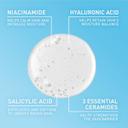 CeraVe Renewing SA Cleanser 8 fl.oz - BHA Exfoliating Face Wash Gently Cleanses, Helps Soften & Smooth Skin 2