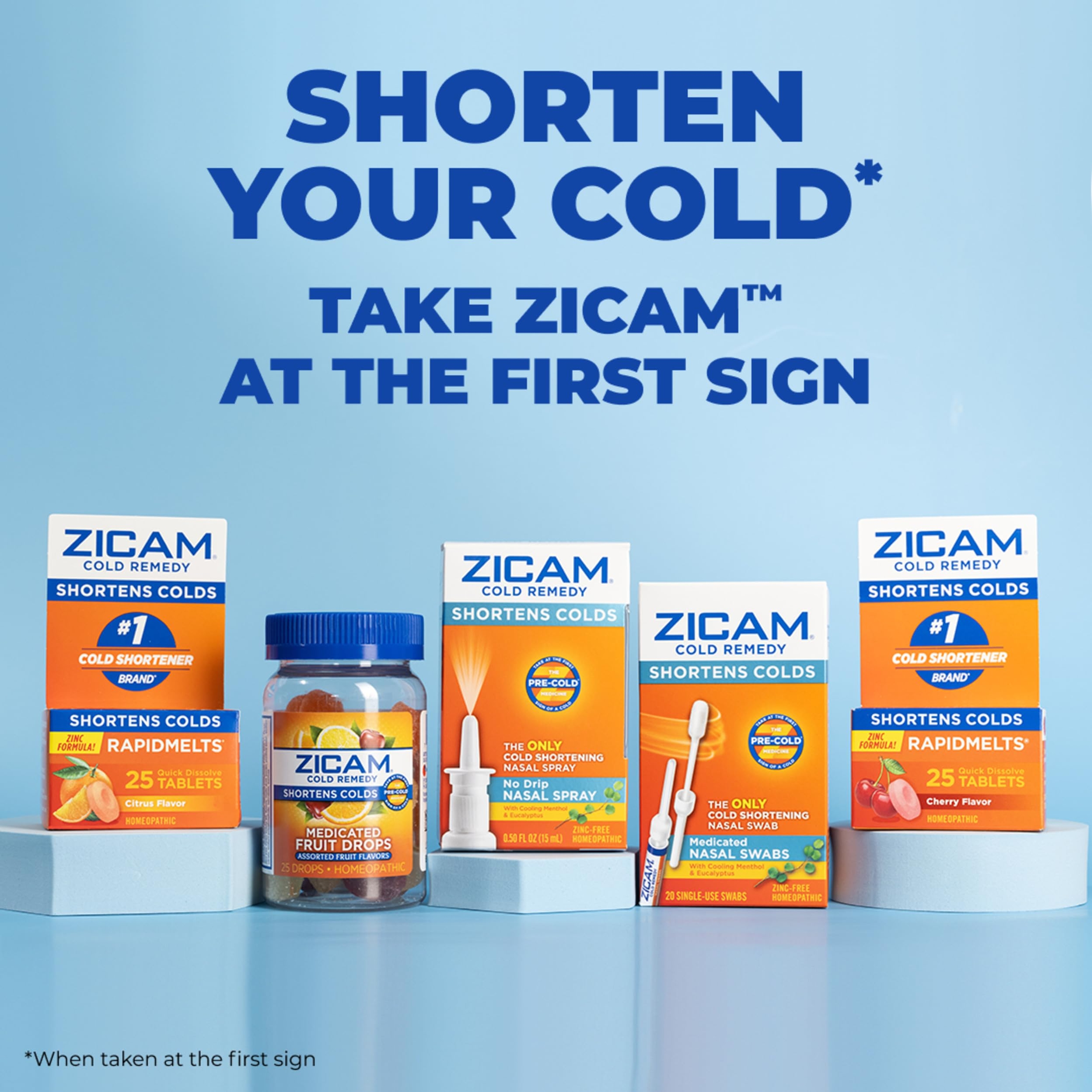 Zicam Cold Remedy No-Drip Nasal Spray 0.5 fl.oz - with Cooling Menthol & Eucalyptus, Shortens Cold Duration 2