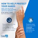 CeraVe Therapeutic Hand Cream 3 oz - Dimethicone Hand Lotion for Dry Cracked Hands 3
