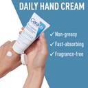 CeraVe Therapeutic Hand Cream 3 oz - Dimethicone Hand Lotion for Dry Cracked Hands 4