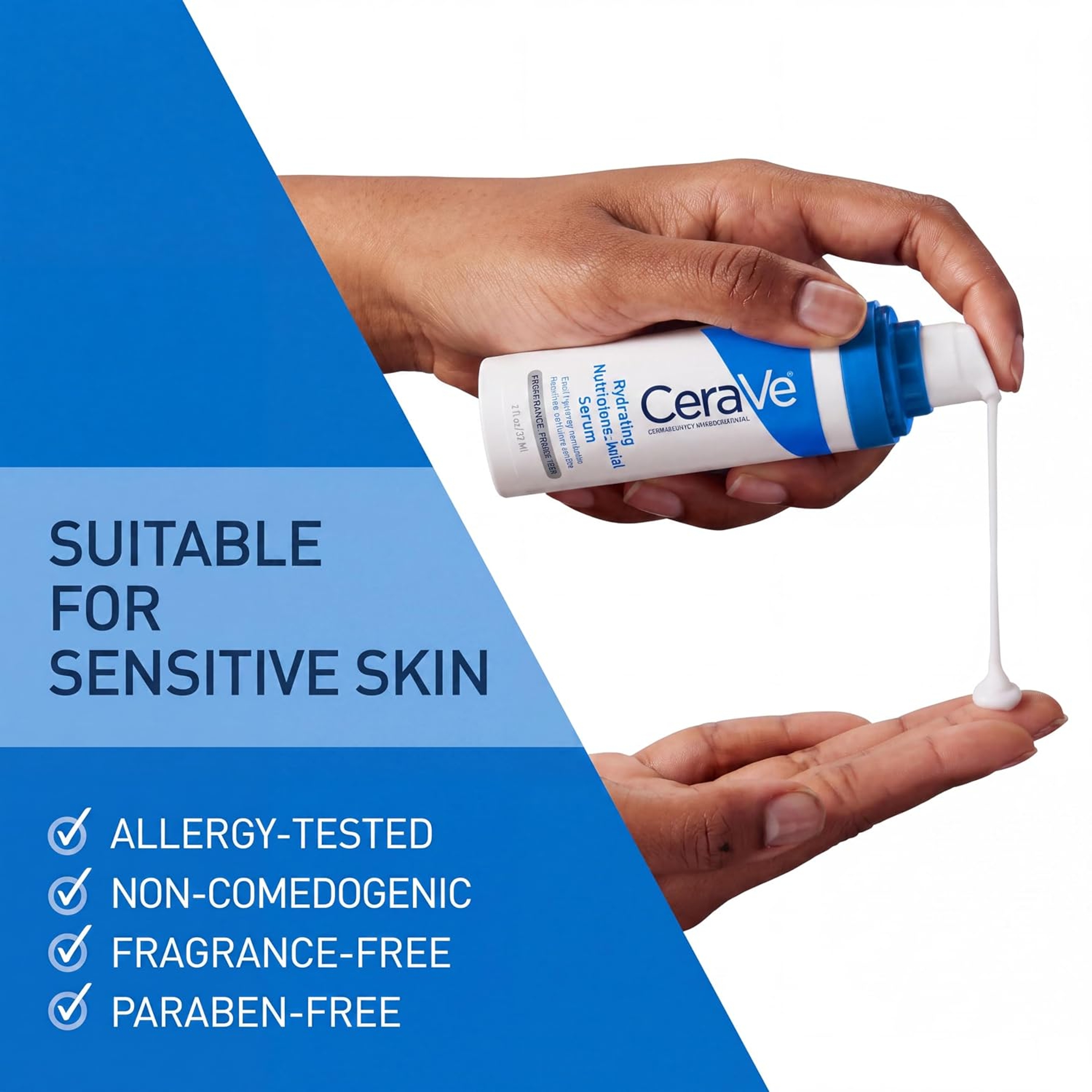 Cerave Hyaluronic Acid Serum for Face with Vitamin B5 and Ceramides, Hydrating Face Serum for Dry Skin, Fragrance Free, 1 Ounce 5