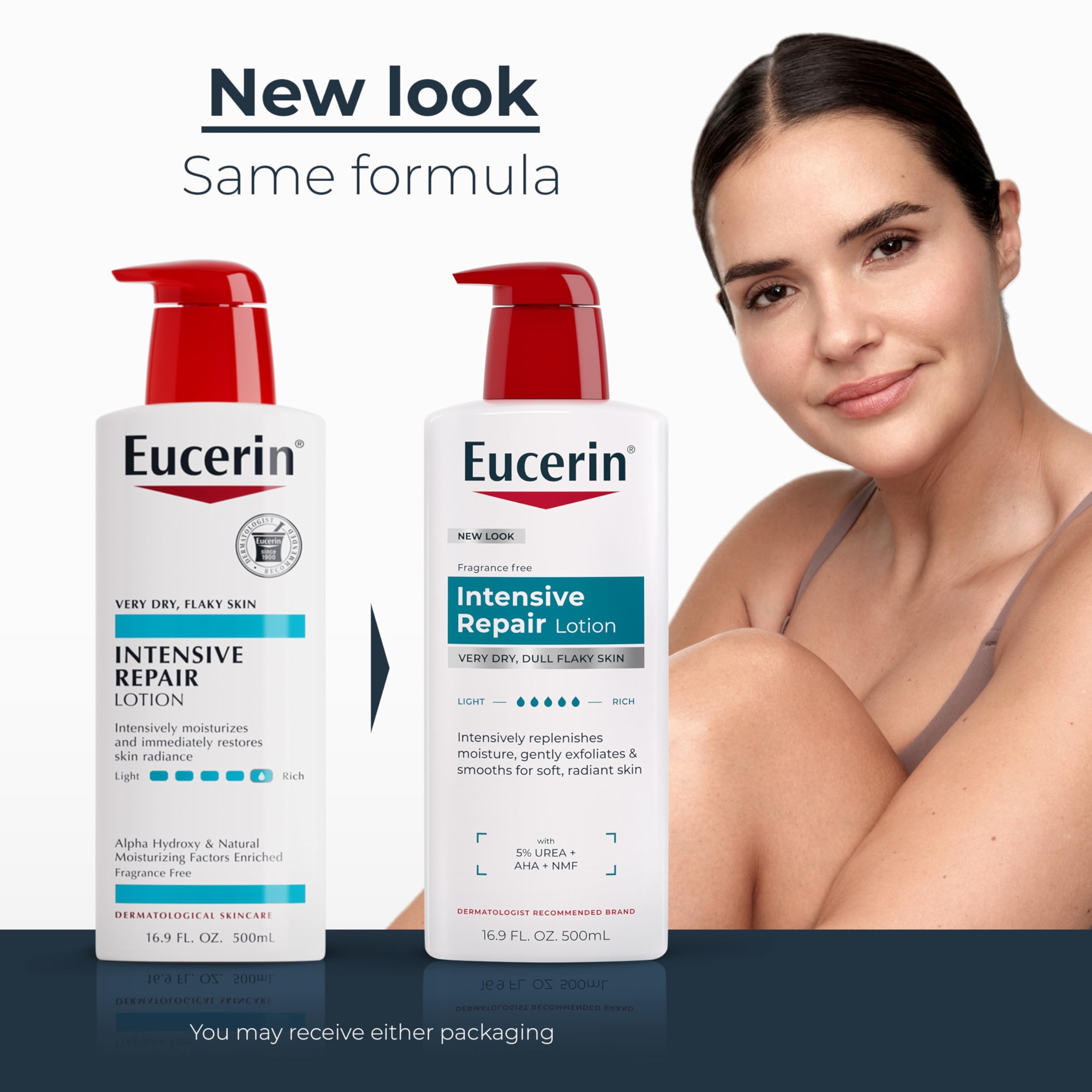 Eucerin Intensive Repair Lotion 16.9 fl.oz - Urea Enriched Body Moisturizer for Dry, Flaky Skin 3