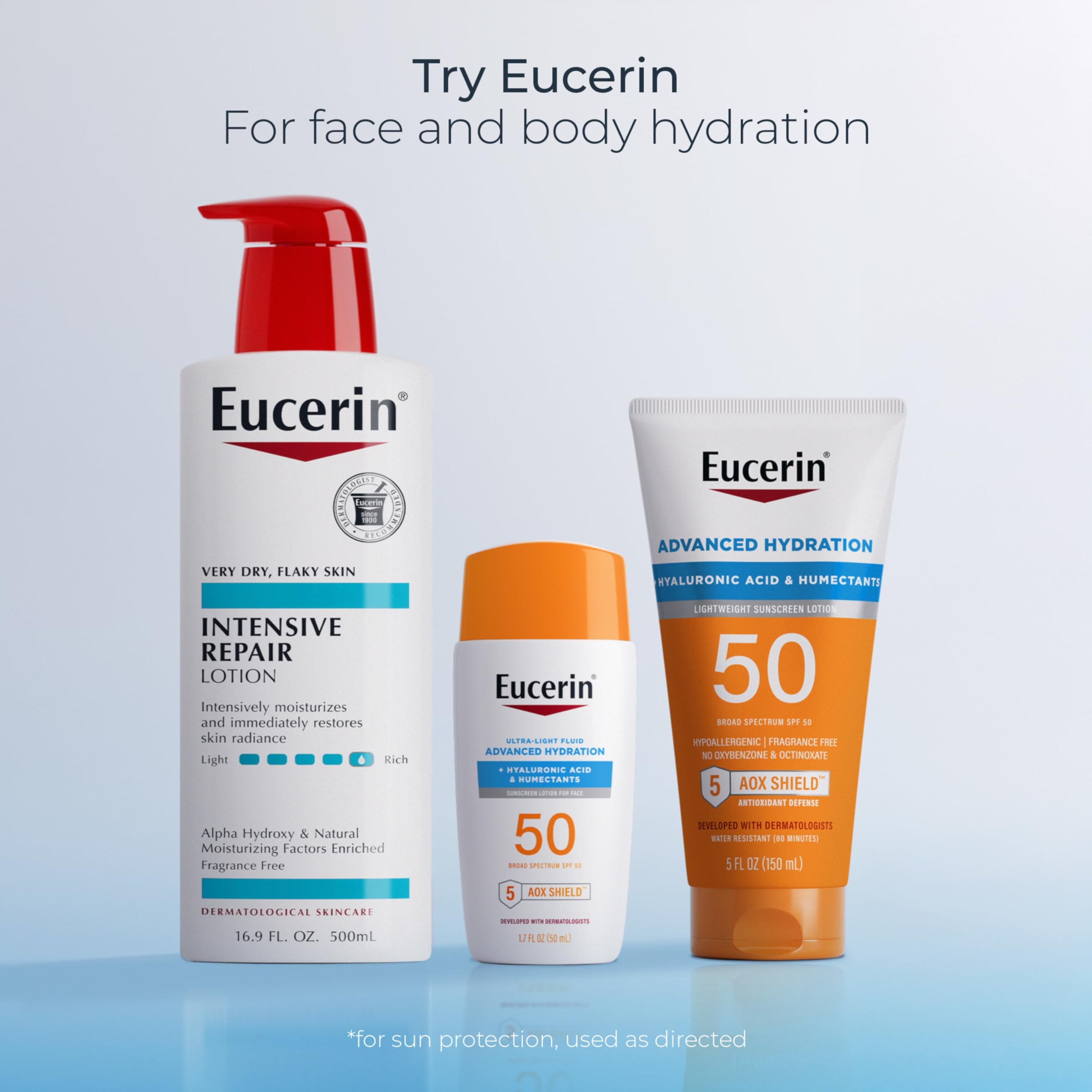 Eucerin Intensive Repair Lotion 16.9 fl.oz - Urea Enriched Body Moisturizer for Dry, Flaky Skin 8