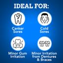 Orajel 3X Mouth Sores Medicated Pain Relief Gel 0.18 oz - Immediate Pain Relief, Protects Mouth Sores from Irritation 4