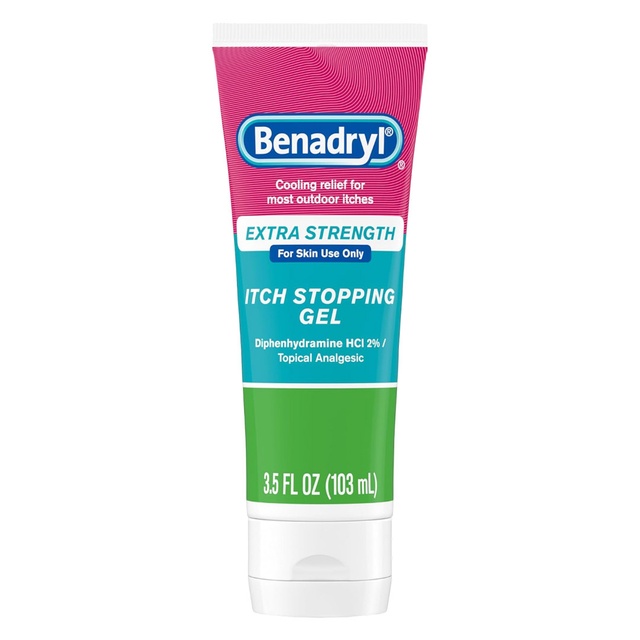 Benadryl Topical Itch Relief Gel 3.5 fl.oz - Soothing Relief from Scrapes, Insect Bites, Sunburn and More