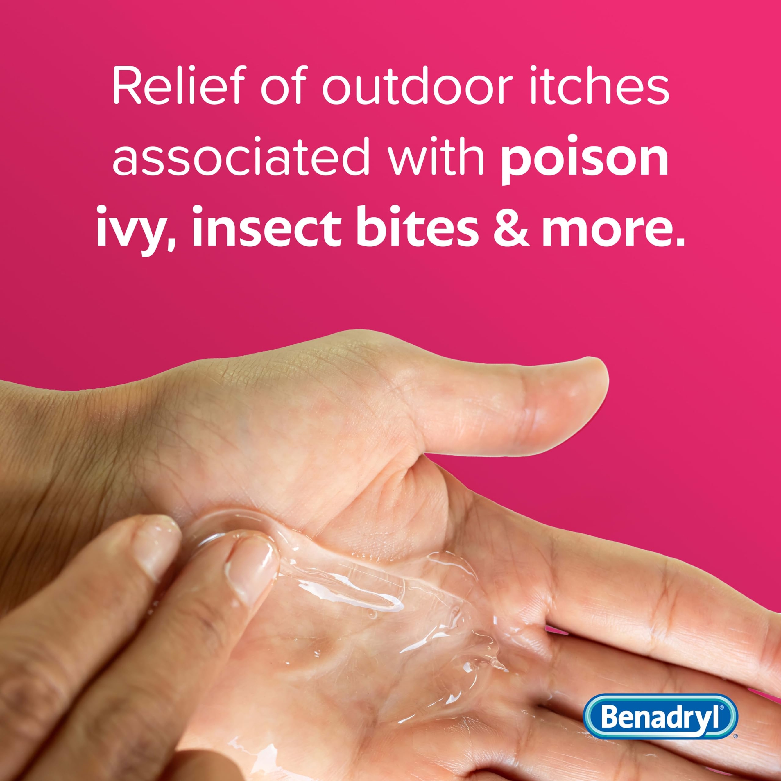 Benadryl Topical Itch Relief Gel 3.5 fl.oz - Soothing Relief from Scrapes, Insect Bites, Sunburn and More 3