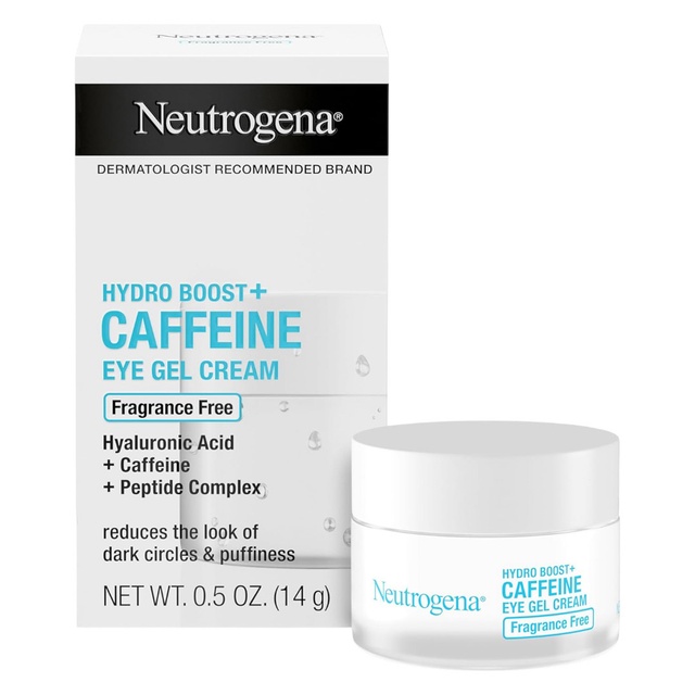 Neutrogena Hydro Boost+ Caffeine Eye Gel Cream 0.5 oz - Fragrance Free, Reduce The Look Of Dark Circles & Puffiness — Out of stock