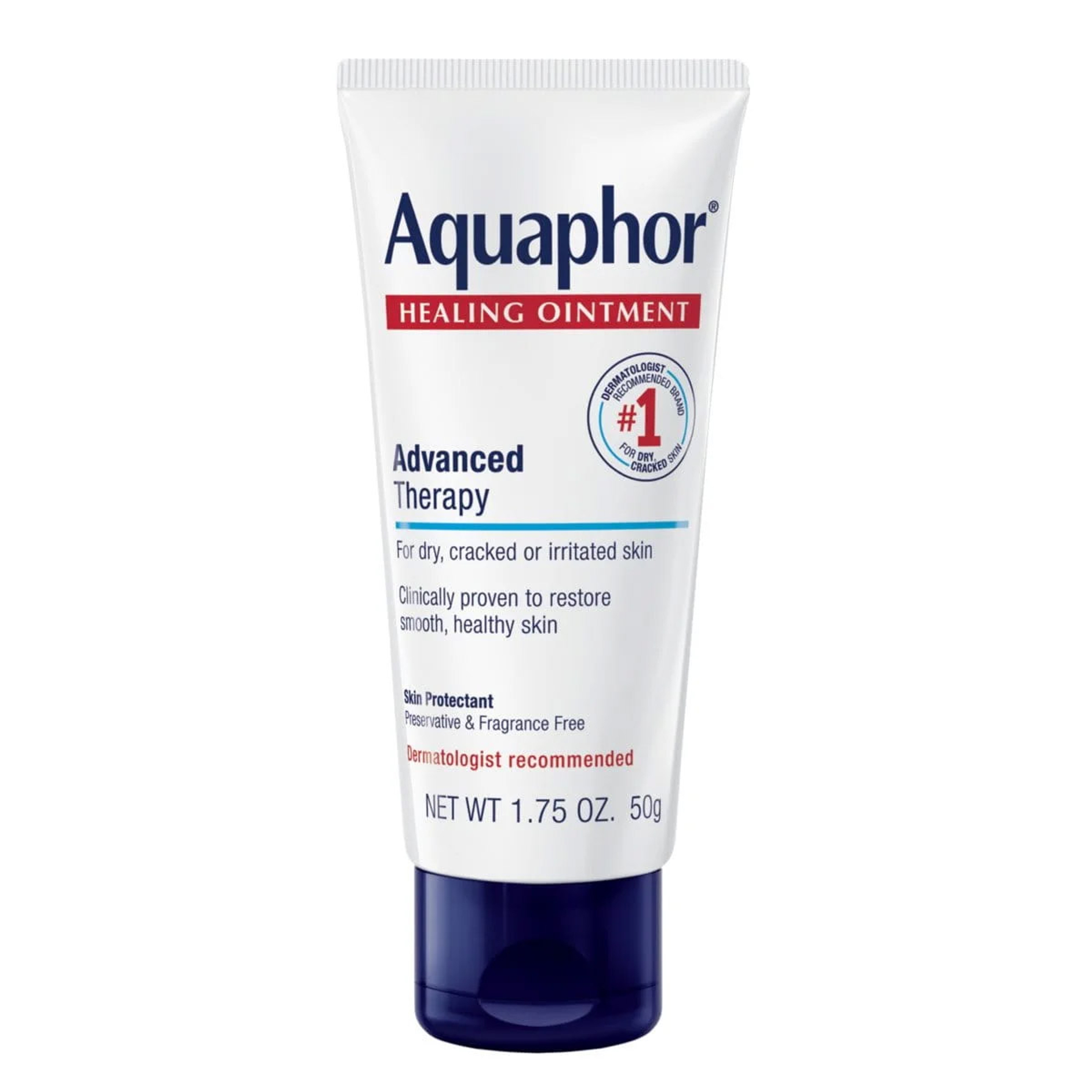 Aquaphor Healing Ointment Advanced Therapy 1.75 oz - Fragrance Free Body Moisturizer for Dry Skin 2