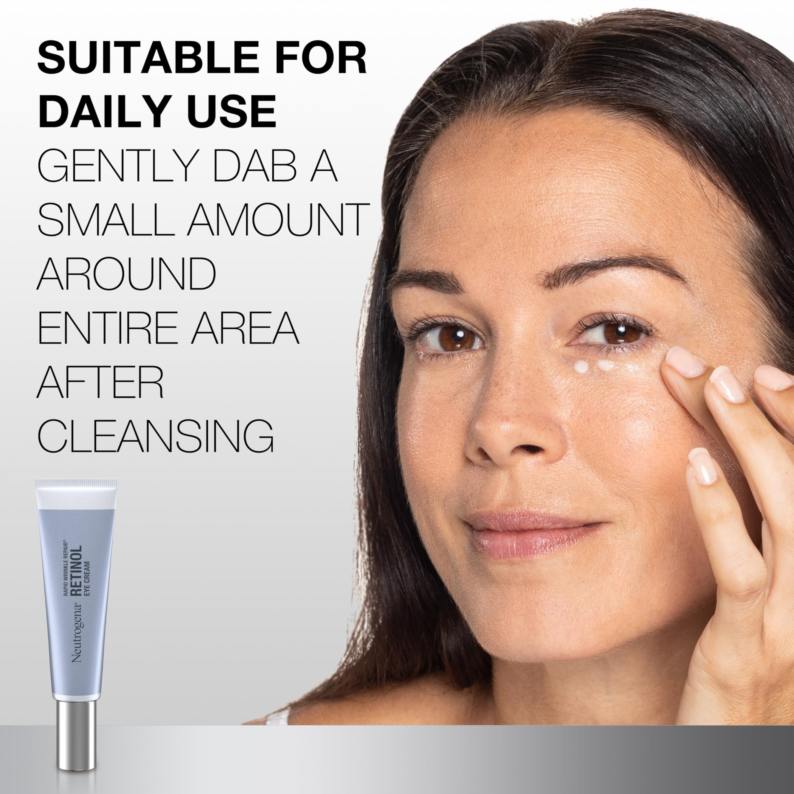 Neutrogena Rapid Wrinkle Repair Retinol Eye Cream 0.5 fl.oz - Anti-Aging Under Eye Cream for Dark Circles 3