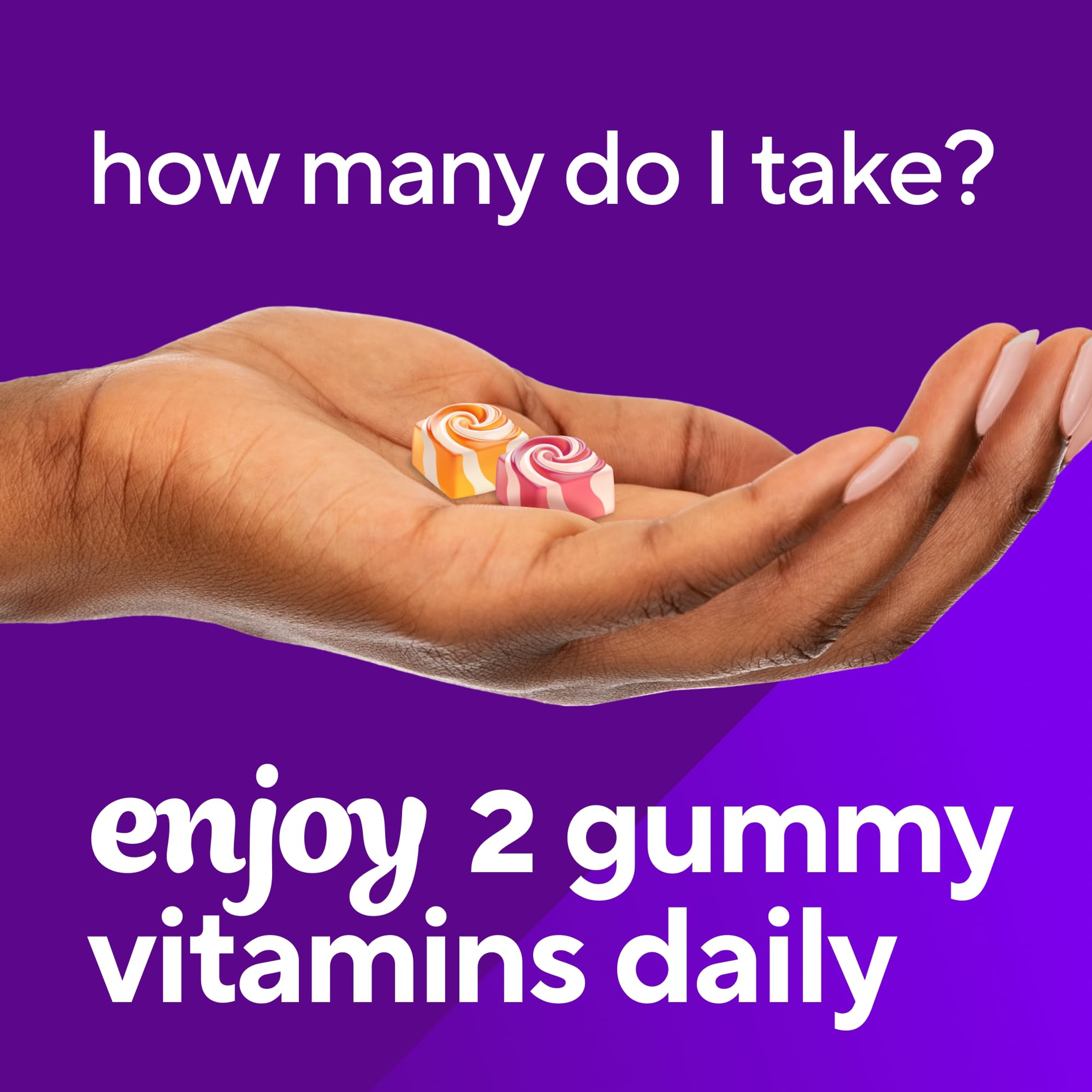 Vitafusion Calcium Gummy Vitamin, 100 Gummies -  for Bone and Teeth Support, Fruit & Cream Flavor 9