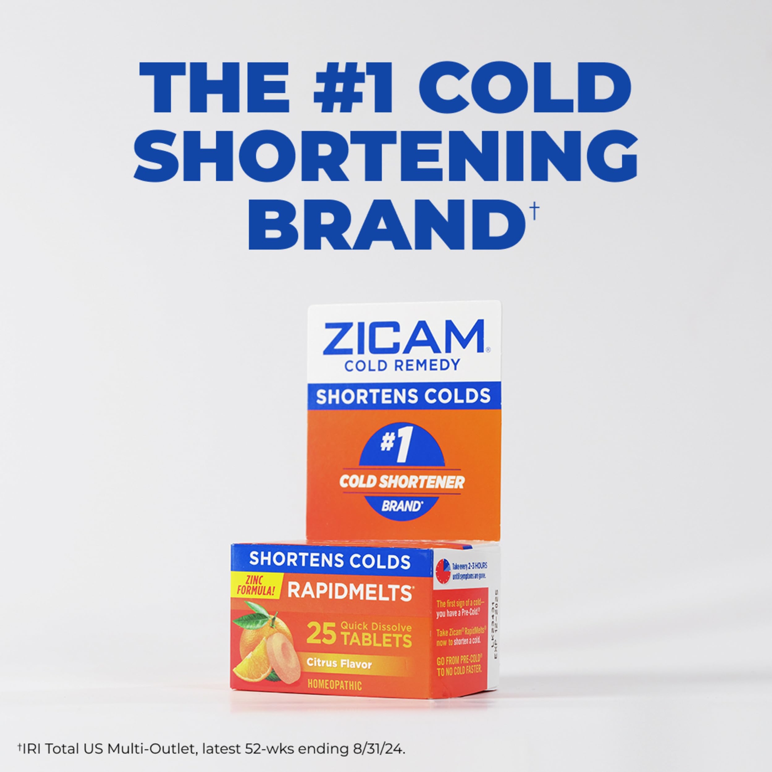 Zicam Cold Remedy Medicated Fruit Drops, Ultimate Orange, 25 Count - Zinc Cold Shortening Medicine 4