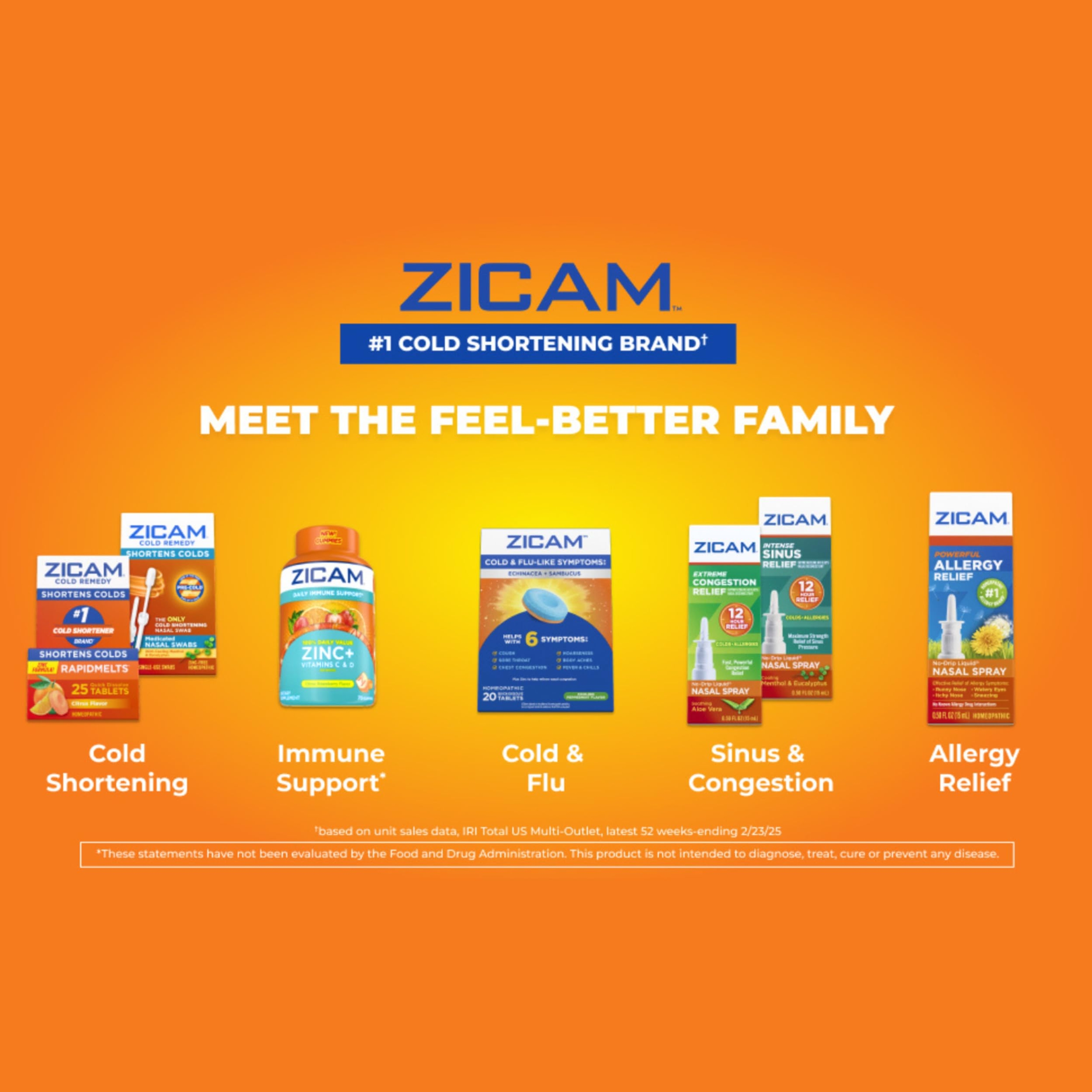 Zicam Cold Remedy Medicated Fruit Drops, Ultimate Orange, 25 Count - Zinc Cold Shortening Medicine 7