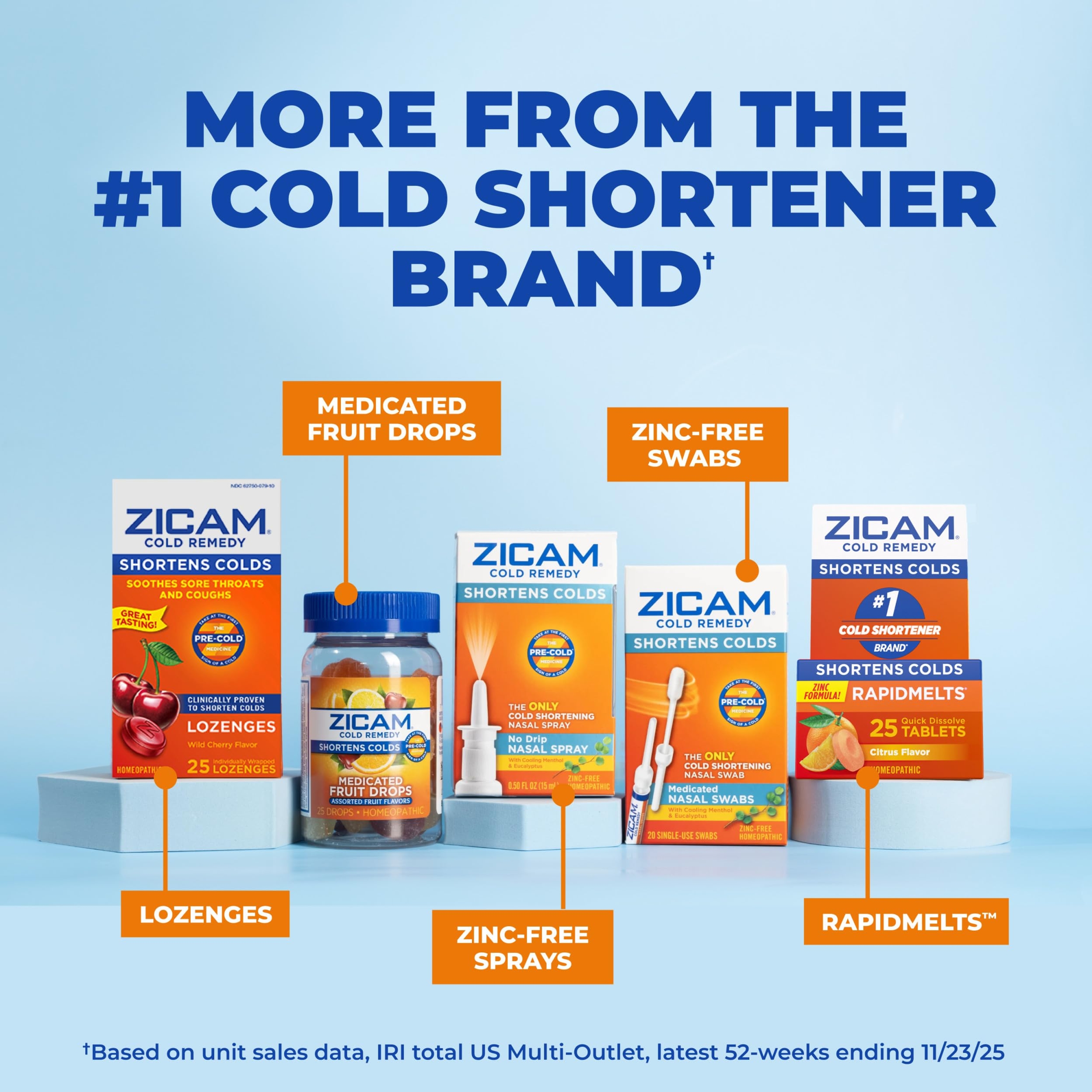 Zicam Cold Remedy RapidMelts, Citrus, 25 Count - Shortens Cold Duration, Helps Relieve Stuffy Nose 9