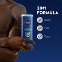 Nivea Men Maximum Hydration 3-in-1 Body Wash 16.9 fl.oz - Aloe Vera Enriched for Dry Skin 4