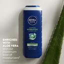 Nivea Men Maximum Hydration 3-in-1 Body Wash 16.9 fl.oz - Aloe Vera Enriched for Dry Skin 5