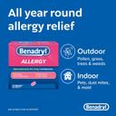 Benadryl Ultratabs Antihistamine Allergy Relief Tablets 24 Count - Diphenhydramine HCl 25mg 3