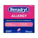 Benadryl Ultratabs Antihistamine Allergy Relief Tablets 24 Count - Diphenhydramine HCl 25mg 1
