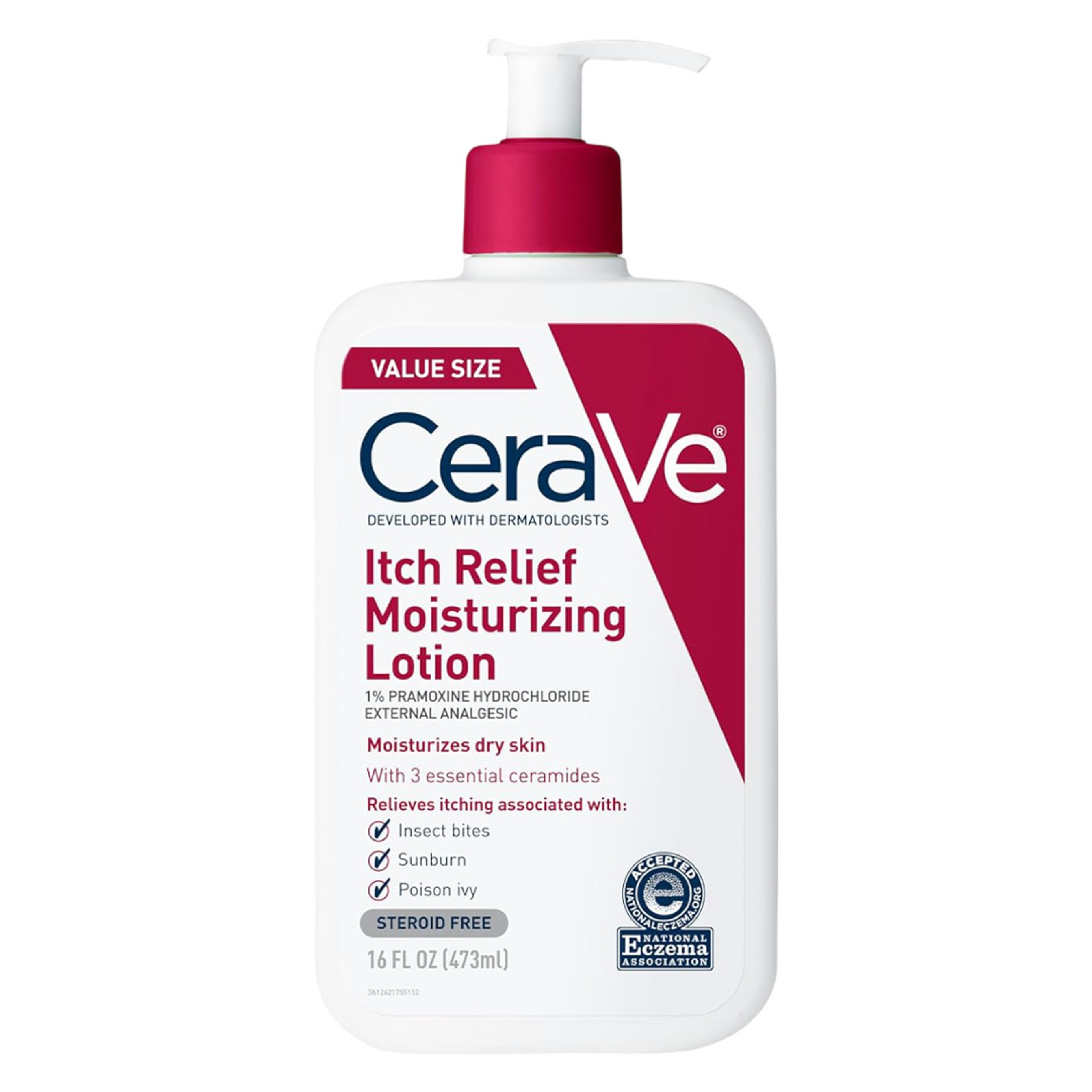 CeraVe Itch Relief Moisturizing Lotion 16 fl.oz - Moisturizes Dry Skin & Relieves Itching Associated with Insect Bites, Sunburn 1