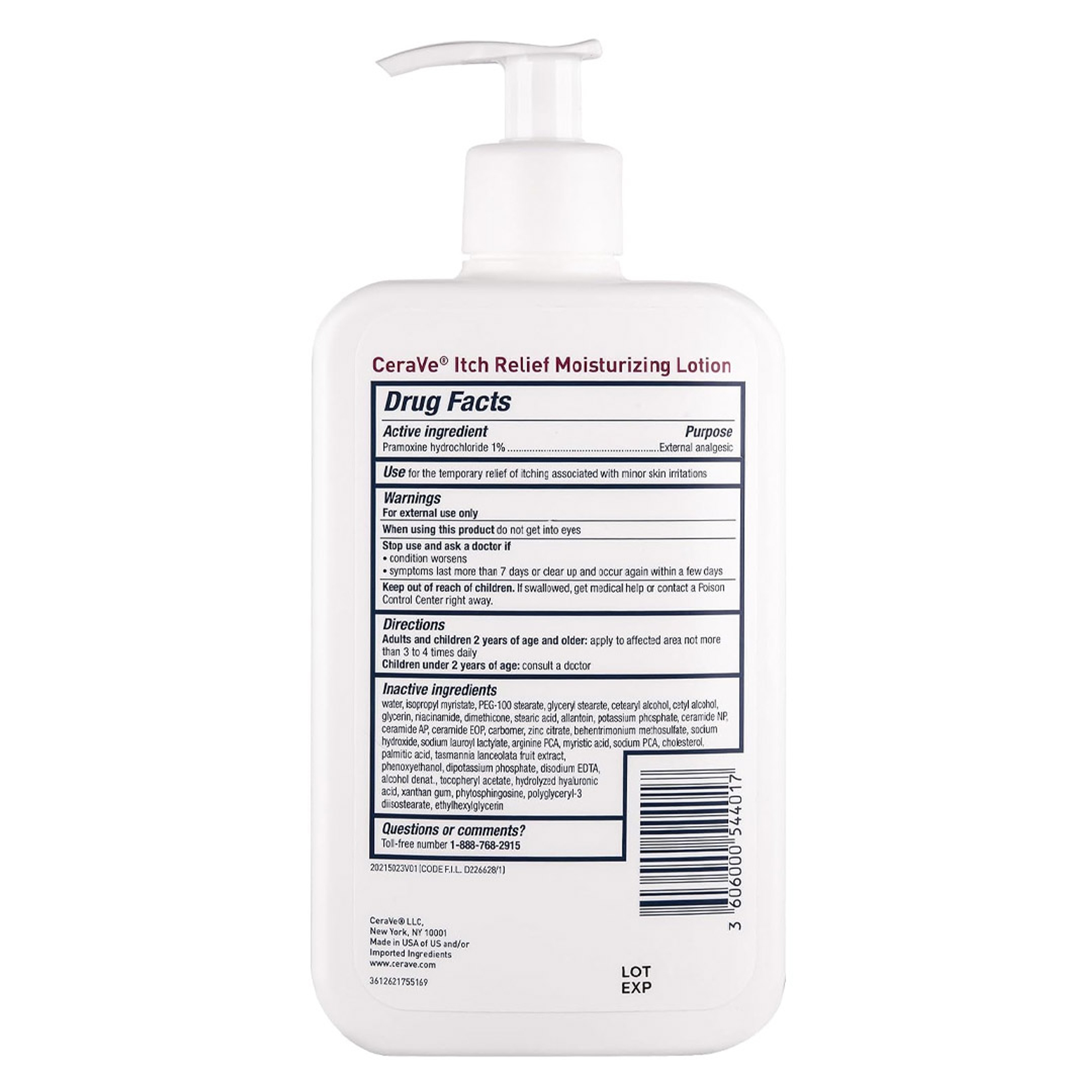 CeraVe Itch Relief Moisturizing Lotion 16 fl.oz - Moisturizes Dry Skin & Relieves Itching Associated with Insect Bites, Sunburn 7