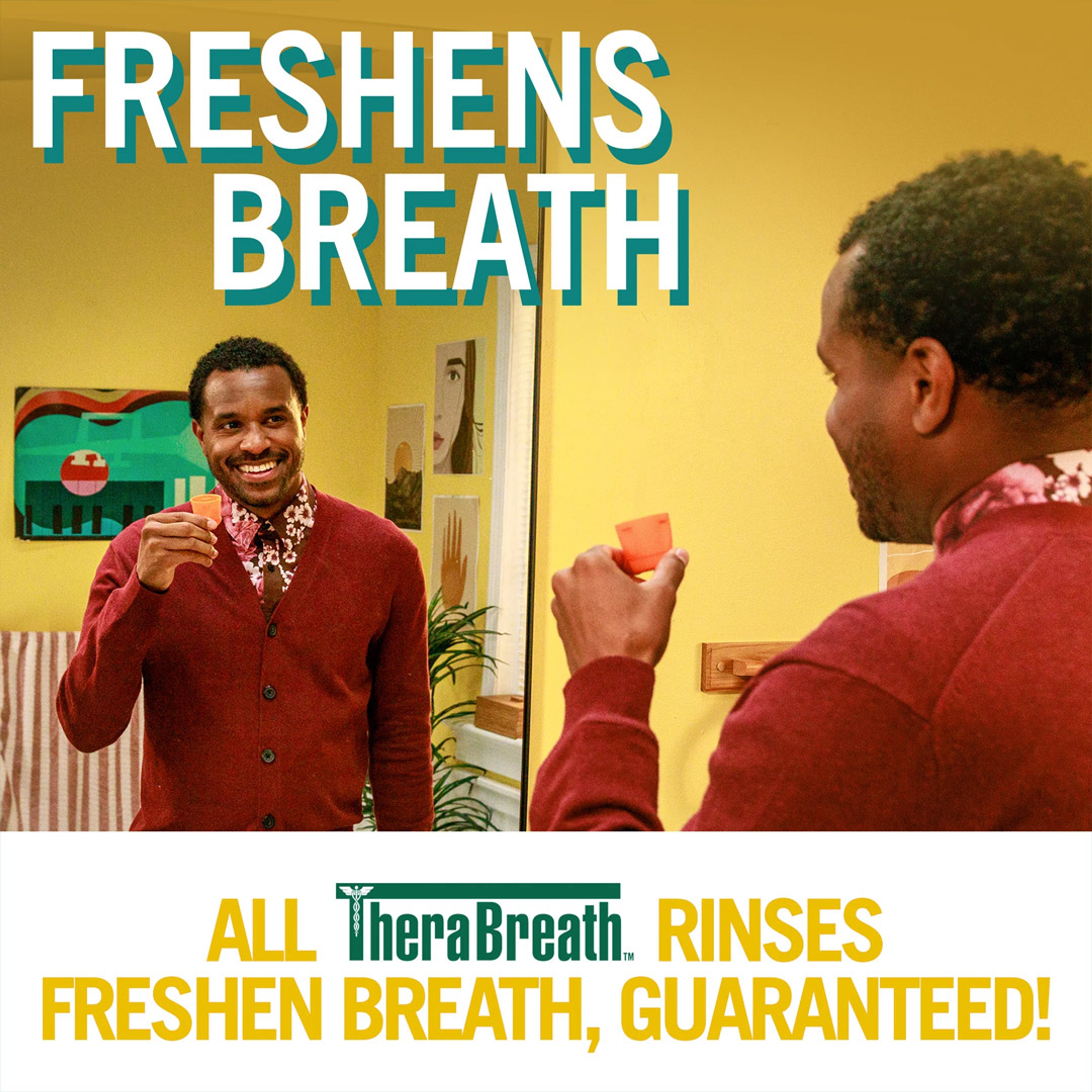 TheraBreath Deep Clean Oral Rinse, Fresh Mint, 16 fl.oz - Alcohol-Free Antiseptic Mouthwash 6