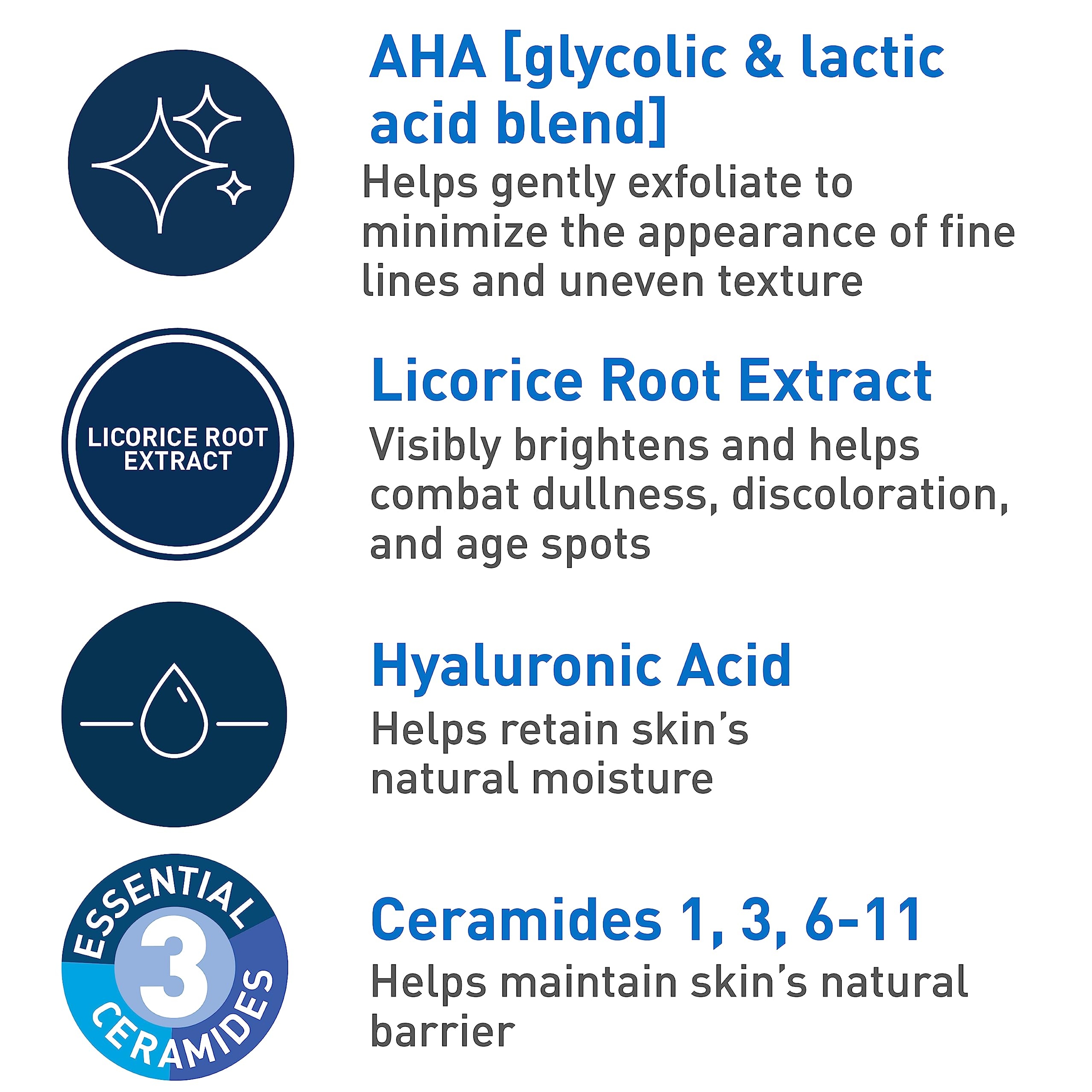 CeraVe Skin Renewing Nightly Exfoliating Treatment 1.7 fl.oz - Anti-Aging Serum with Glycolic Acid Helps Smooth Fine Lines 4