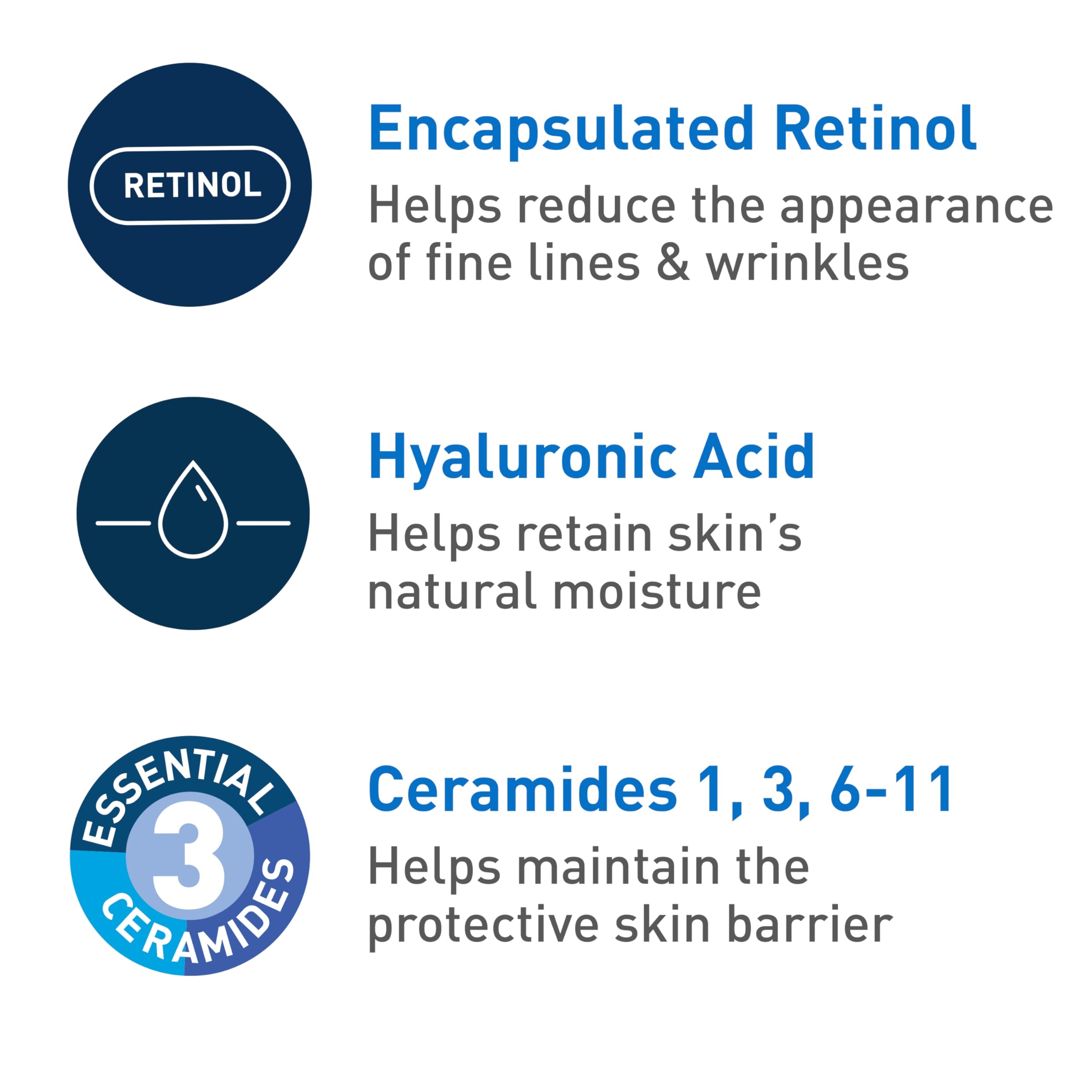 CeraVe Skin Renewing Day Cream 1.76 oz - Anti-Aging Retinol Face Moisturizer with SPF30 & Hyaluronic Acid 5