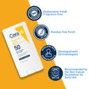 CeraVe Mineral Sunscreen Stick SPF50 0.47 oz - Zinc Oxide Face Sunscreen with Hyaluronic Acid & Ceramides 3