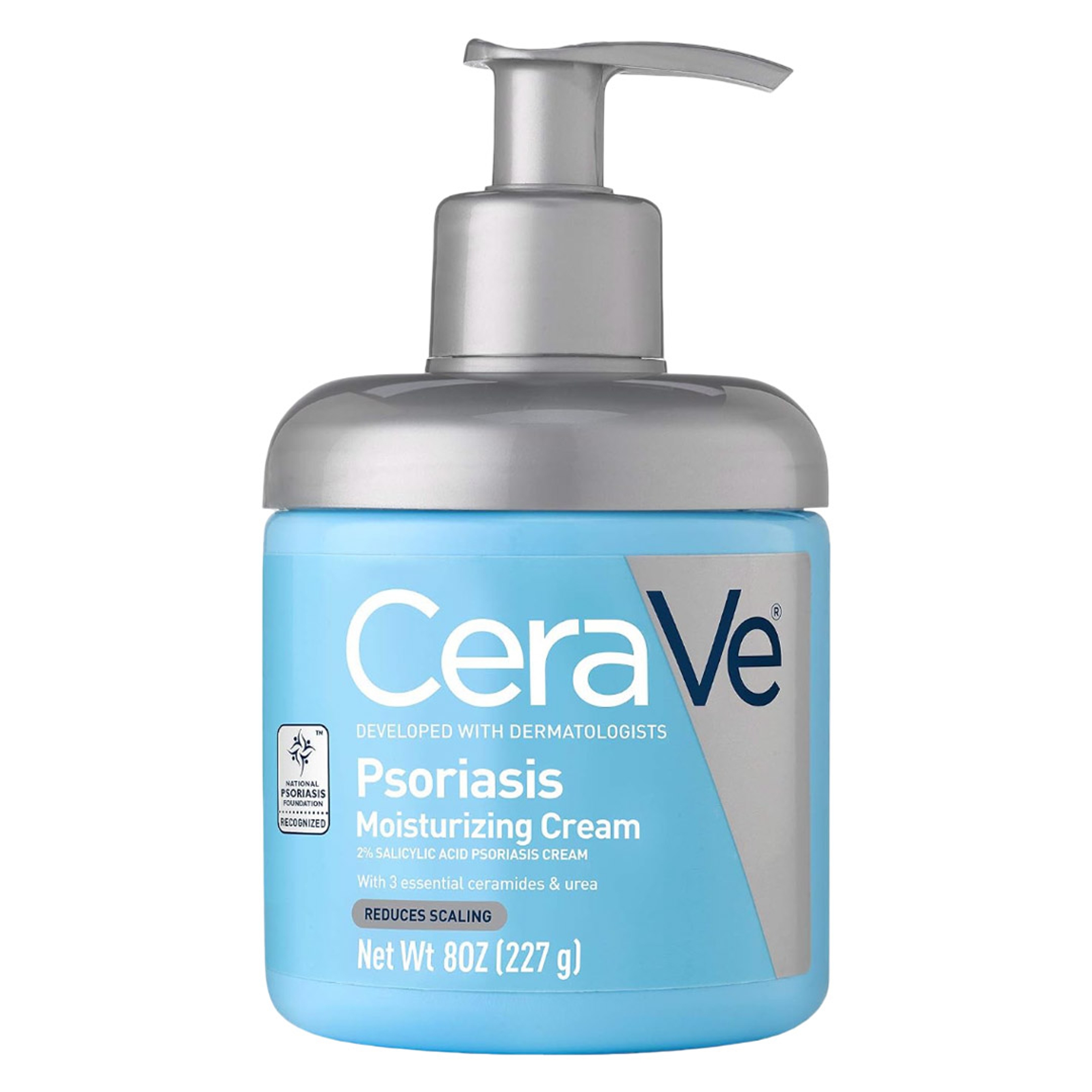 CeraVe Psoriasis Moisturizing Cream 8 oz - Relieves, Moisturizes & Exfoliates Dry Skin, Itchy & Rough Skin with Salicylic Acid 1