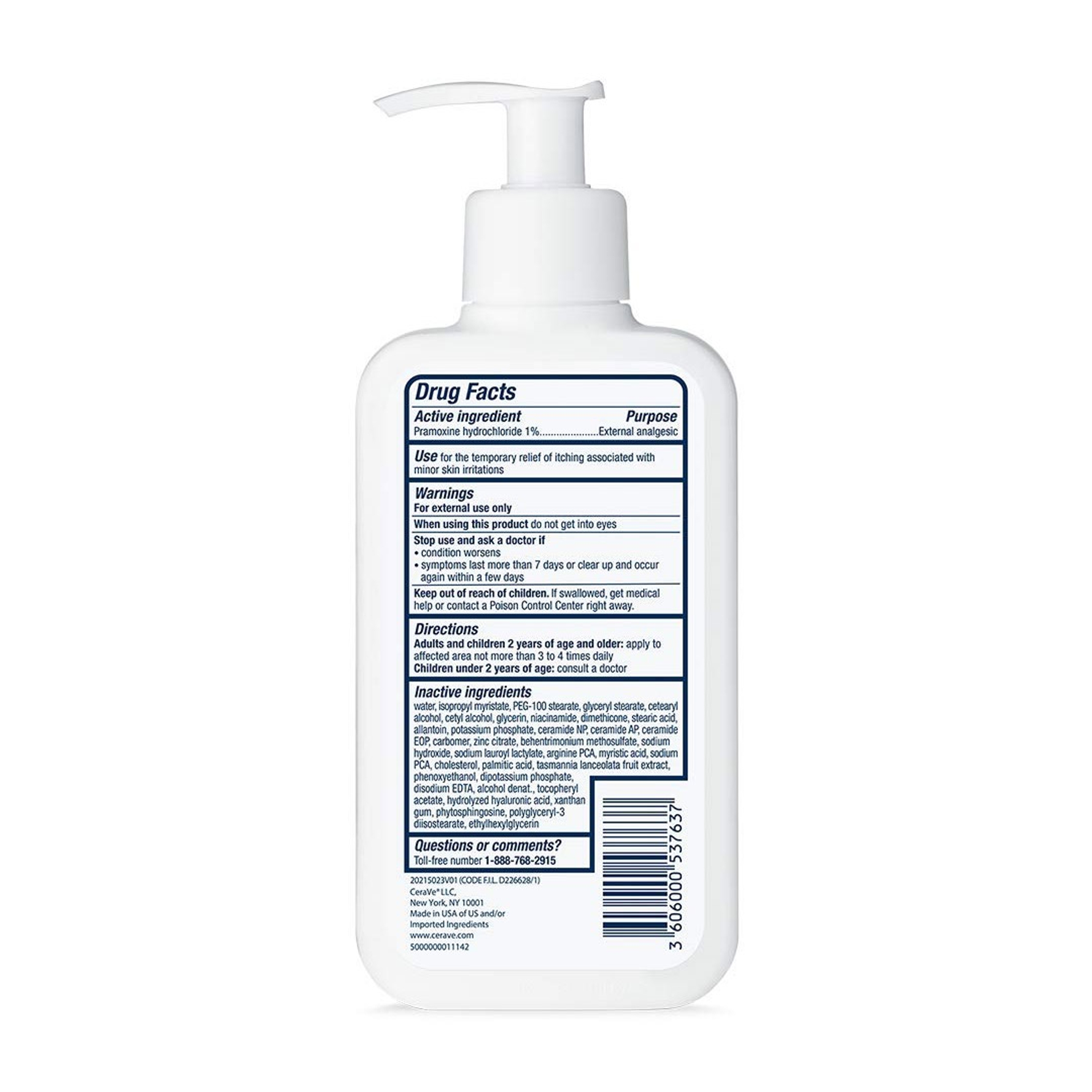 CeraVe Itch Relief Moisturizing Lotion 8 fl.oz - Moisturizes Dry Skin & Relieves Itching Associated with Insect Bites, Sunburn 8