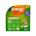 Zyrtec 24 Hour Allergy Liquid Gels, 10mg Cetirizine HCl, 40 Count - Indoor & Outdoor Allergy Medicine 1