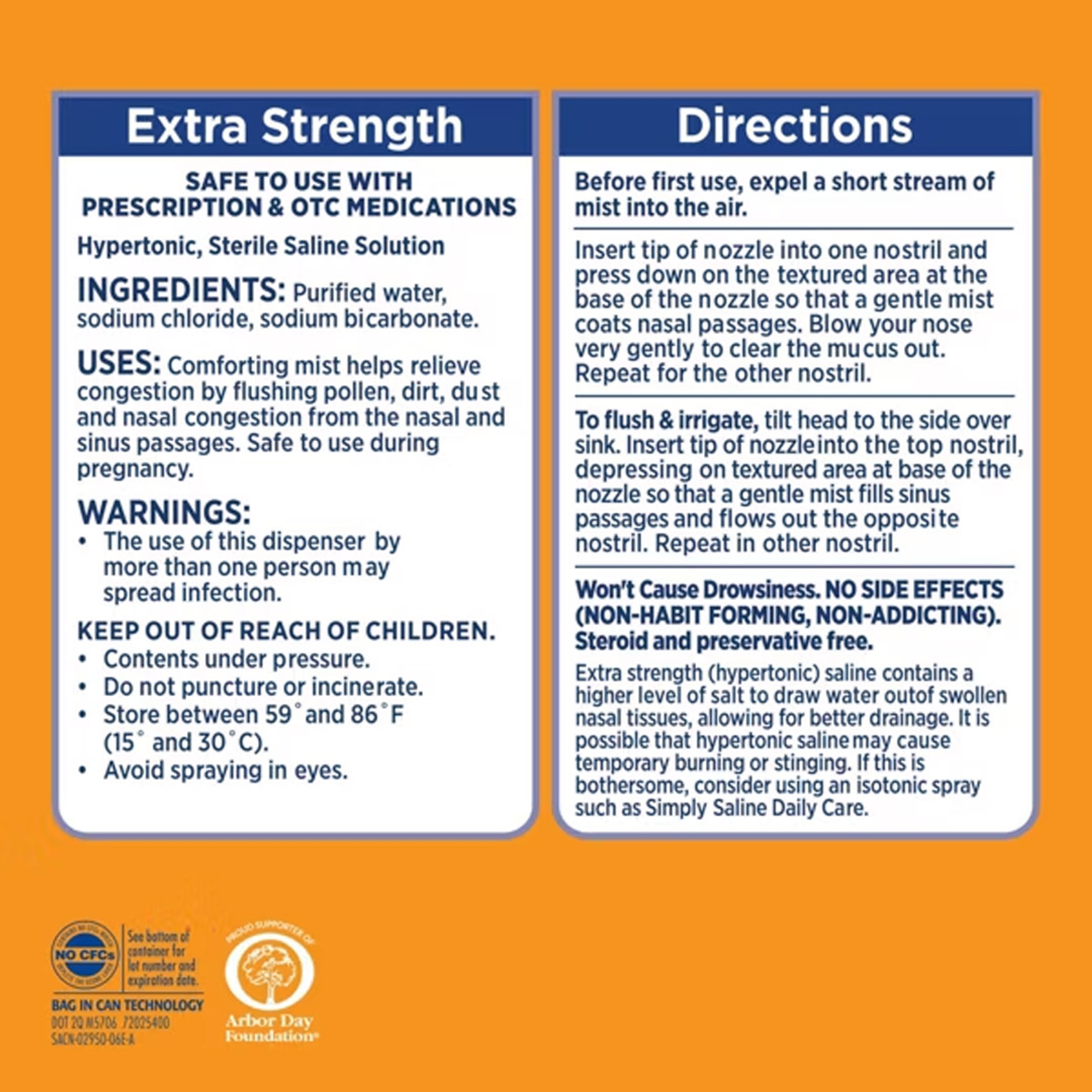 Arm & Hammer Simply Saline Extra Strength Nasal Mist 4.6 oz - Instant Relief for Severe Congestion 11