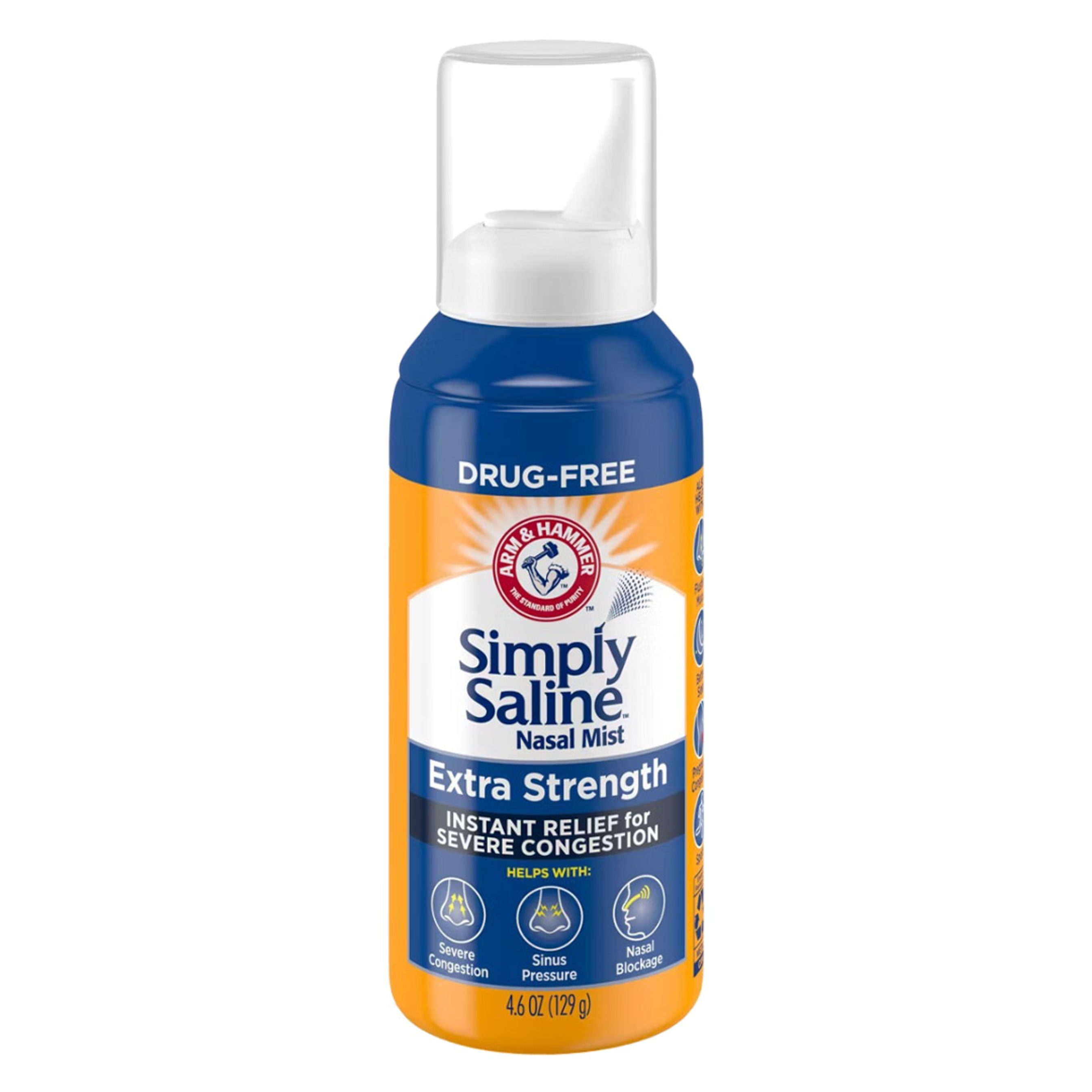 Arm & Hammer Simply Saline Extra Strength Nasal Mist 4.6 oz - Instant Relief for Severe Congestion 1
