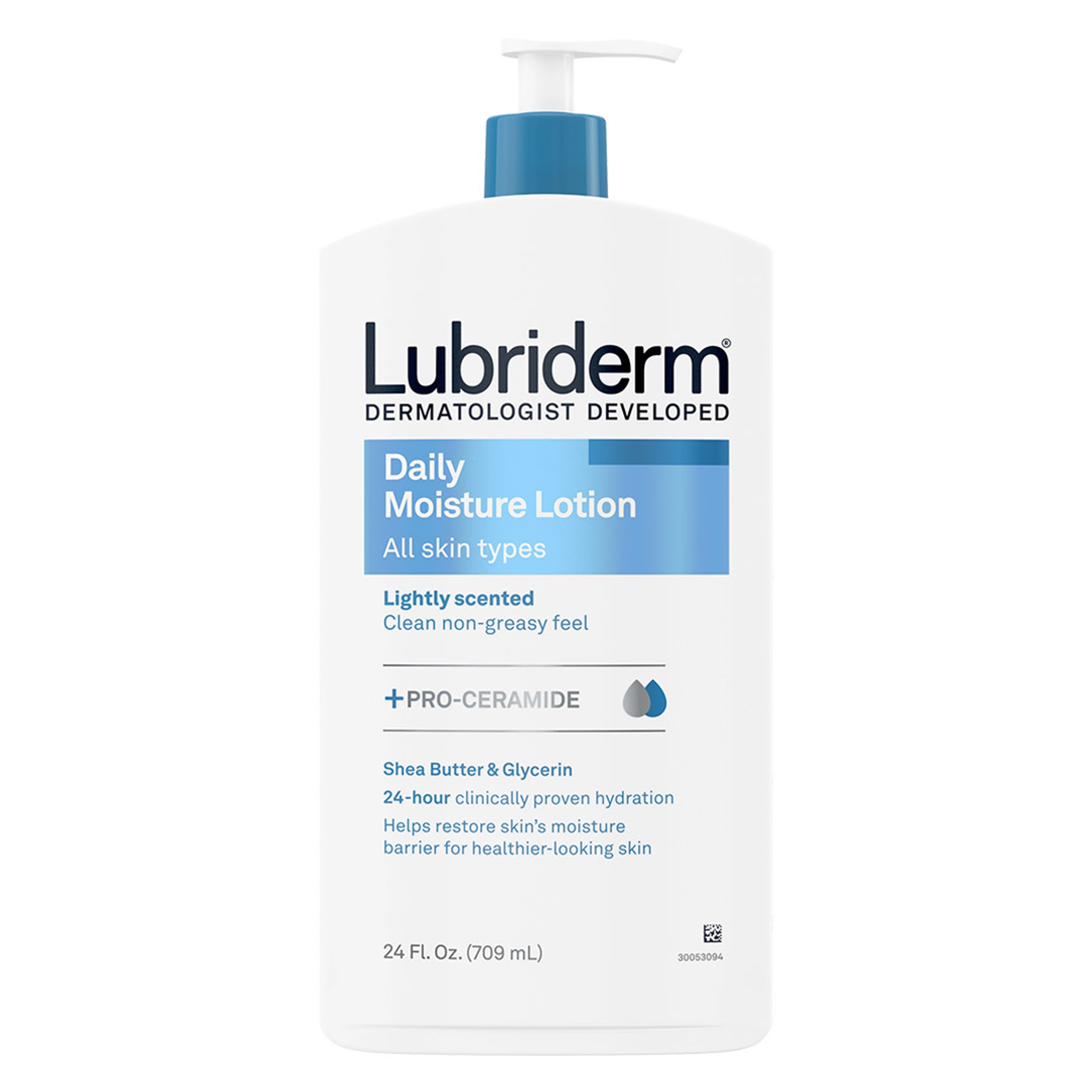 Lubriderm Daily Moisture Lotion 24 fl.oz - Body Moisturizer for Dry Skin, Lightly Scented 1